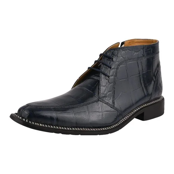 Libertyzeno | Shoes | Libertyzeno Navy Man Made Laceup Boots  display picture 1